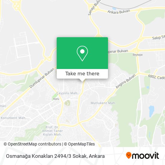 Osmanağa Konakları 2494 / 3 Sokak map
