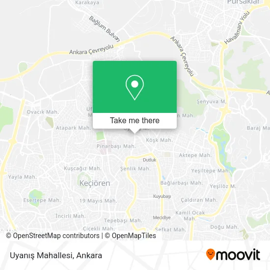 Uyanış Mahallesi map