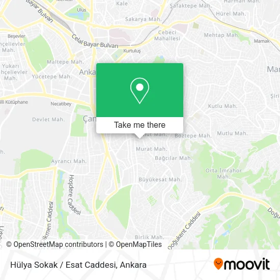 Hülya Sokak / Esat Caddesi map