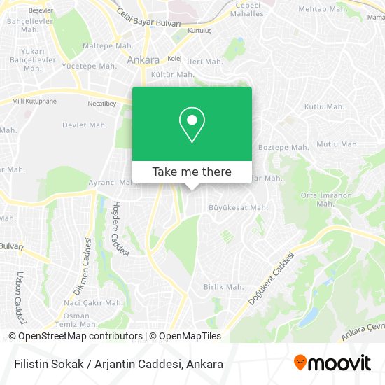 Filistin Sokak / Arjantin Caddesi map