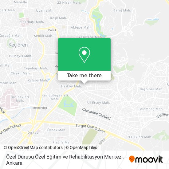 Özel Durusu Özel Eğitim ve Rehabilitasyon Merkezi map