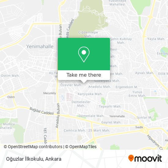Oğuzlar İlkokulu map