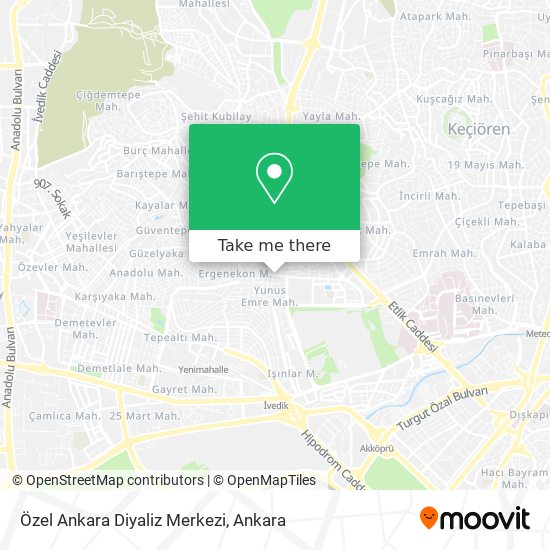 Özel Ankara Diyaliz Merkezi map