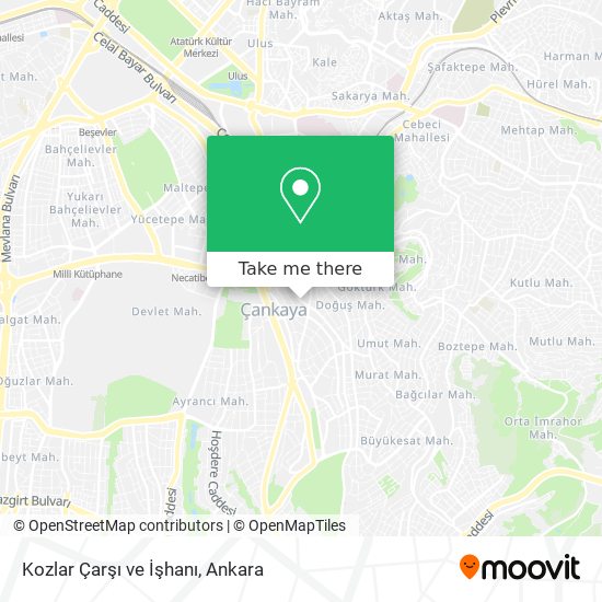 Kozlar Çarşı ve İşhanı map