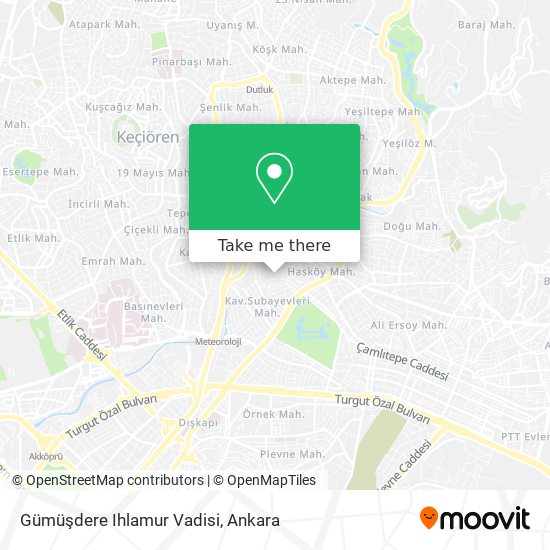 Gümüşdere Ihlamur Vadisi map
