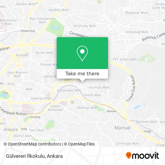 Gülveren İlkokulu map