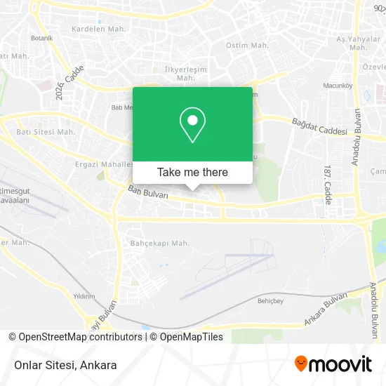 Onlar Sitesi map