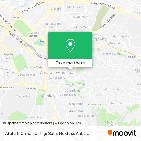 Atatürk Orman Çiftliği Satış Noktası map