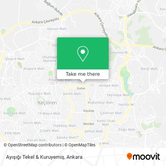 Ayışığı Tekel & Kuruyemiş map