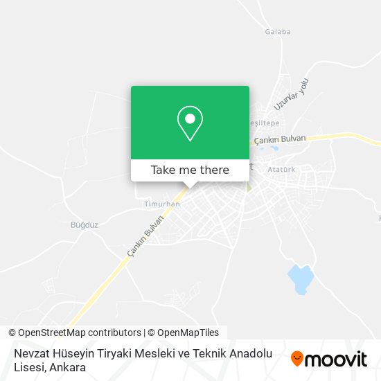 Nevzat Hüseyin Tiryaki Mesleki ve Teknik Anadolu Lisesi map