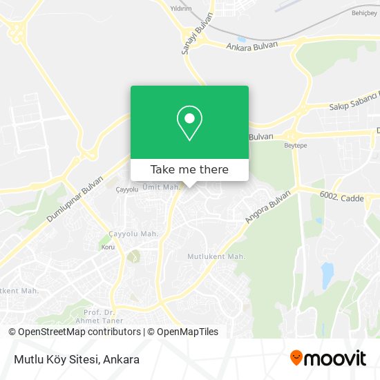 Mutlu Köy Sitesi map