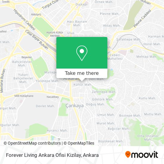 Forever Living Ankara Ofisi Kizilay map