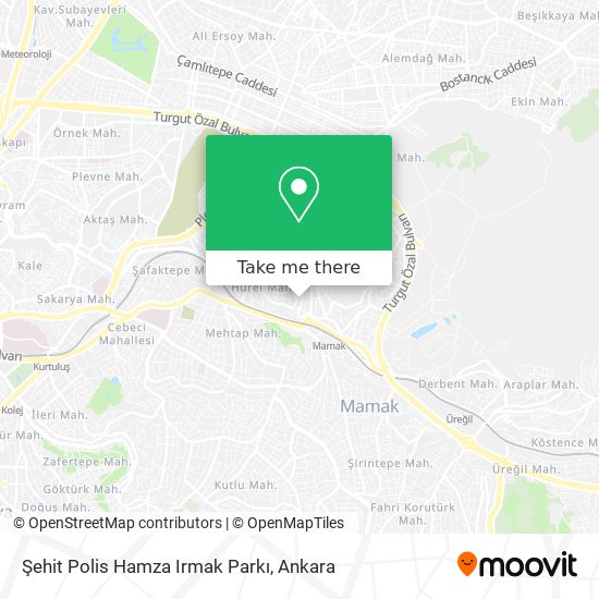 Şehit Polis Hamza Irmak Parkı map