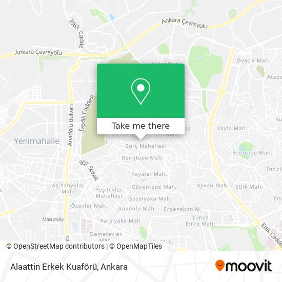 Alaattin Erkek Kuaförü map