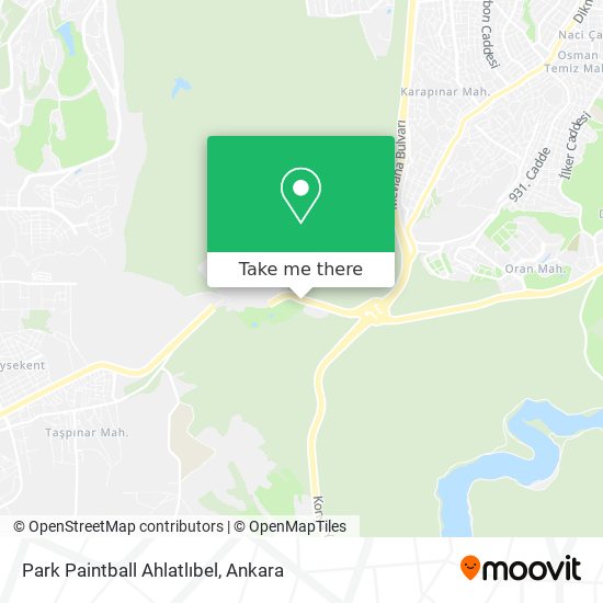 Park Paintball Ahlatlıbel map