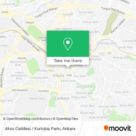 Aksu Caddesi / Kurtuluş Parkı map