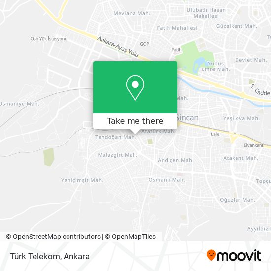 Türk Telekom map