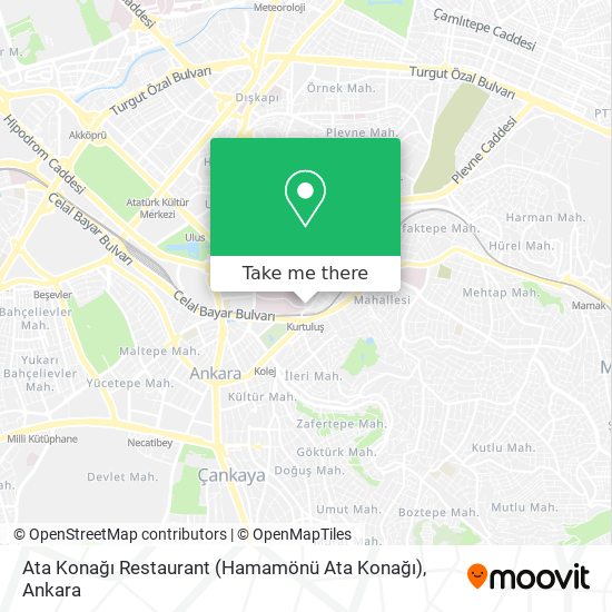 Ata Konağı Restaurant (Hamamönü Ata Konağı) map