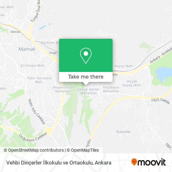Vehbi Dinçerler İlkokulu ve Ortaokulu map