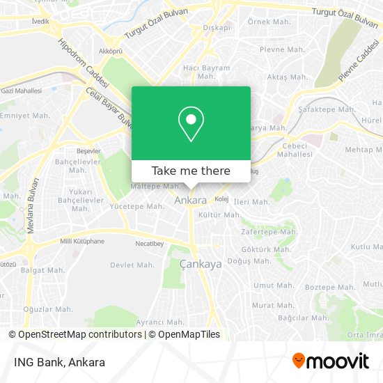 ING Bank map