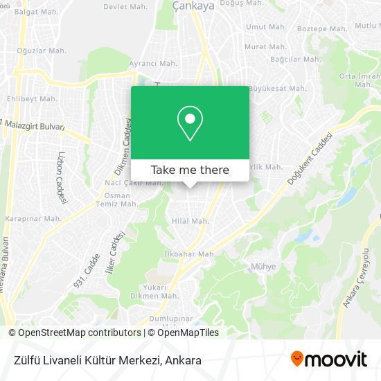 Zülfü Livaneli Kültür Merkezi map