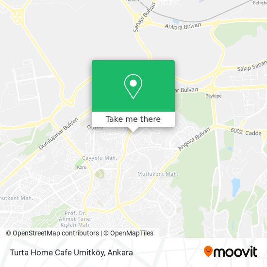 Turta Home Cafe Umitköy map