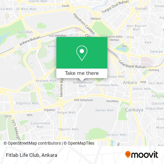 Fitlab Life Club map