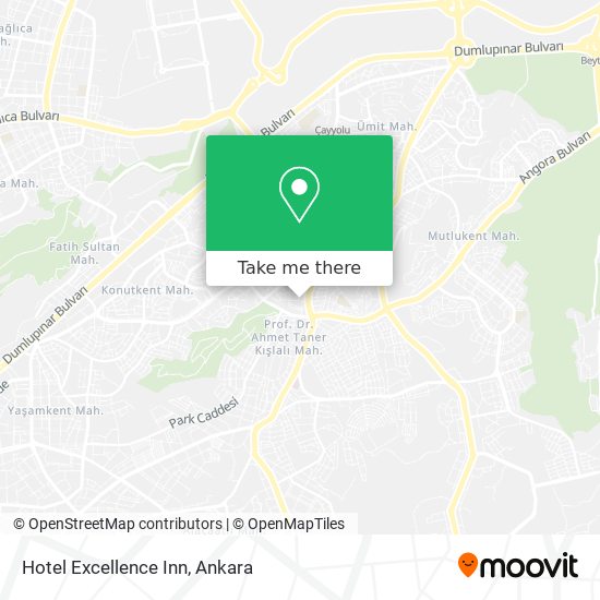 Hotel Excellence Inn map