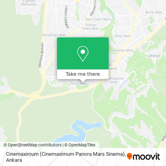 Cinemaximum (Cinemaximum Panora Mars Sinema) map