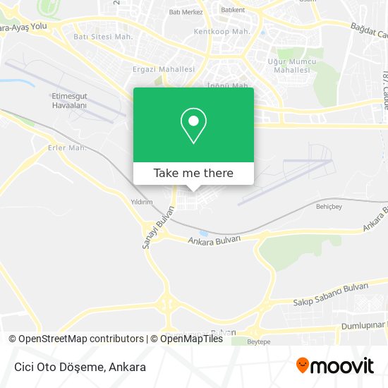 Cici Oto Döşeme map