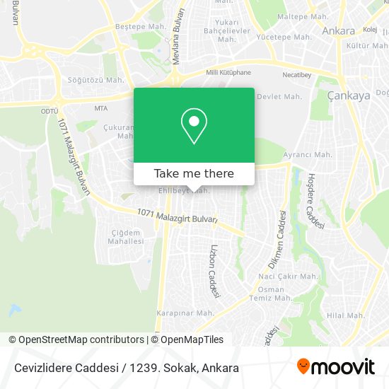 Cevizlidere Caddesi / 1239. Sokak map