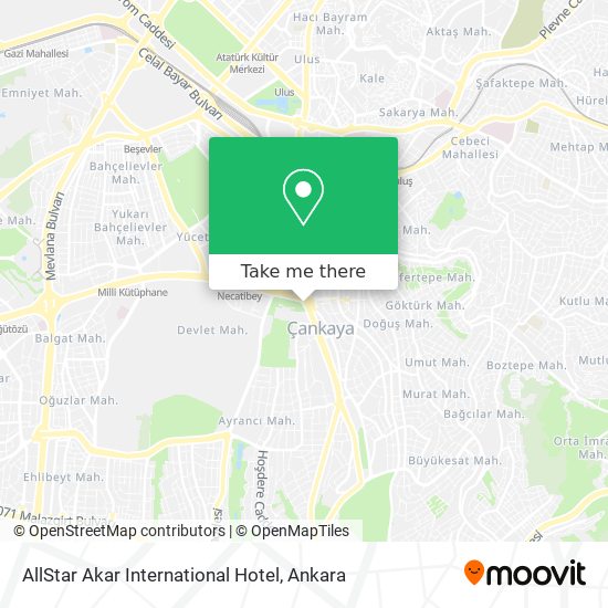 AllStar Akar International Hotel map