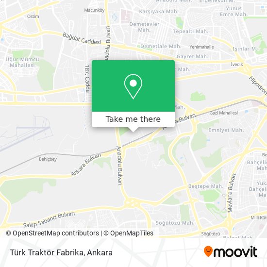 Türk Traktör Fabrika map