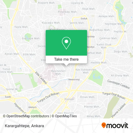 Karargahtepe map