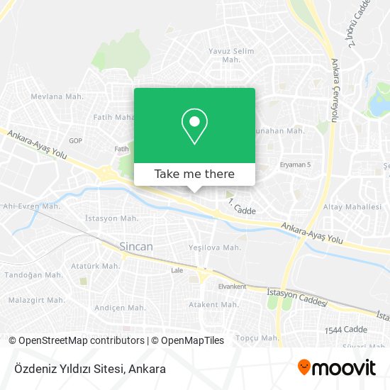 Özdeniz Yıldızı Sitesi map