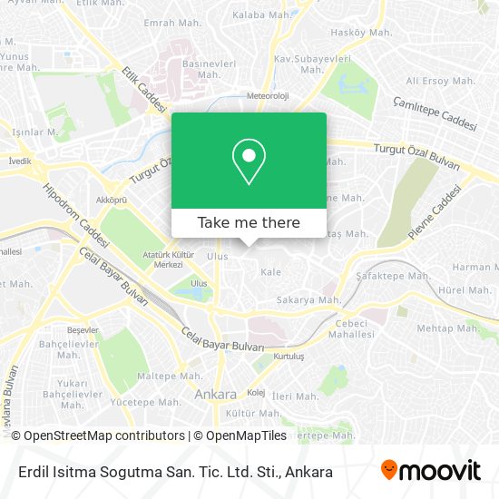 Erdil Isitma Sogutma San. Tic. Ltd. Sti. map
