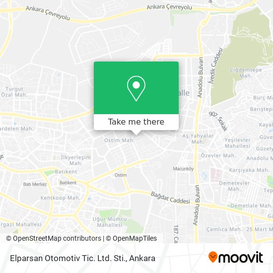 Elparsan Otomotiv Tic. Ltd. Sti. map