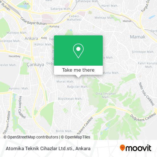 Atomika Teknik Cihazlar Ltd.sti. map