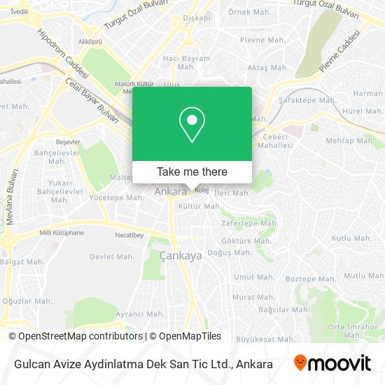 Gulcan Avize Aydinlatma Dek San Tic Ltd. map