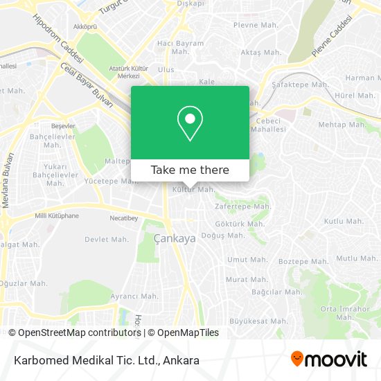 Karbomed Medikal Tic. Ltd. map
