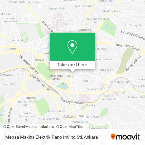 Mepsa Makina Elektrik Pano Iml.ltd Sti map