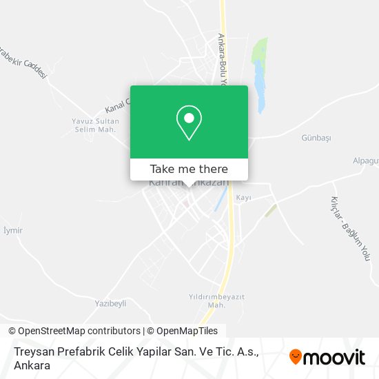 Treysan Prefabrik Celik Yapilar San. Ve Tic. A.s. map
