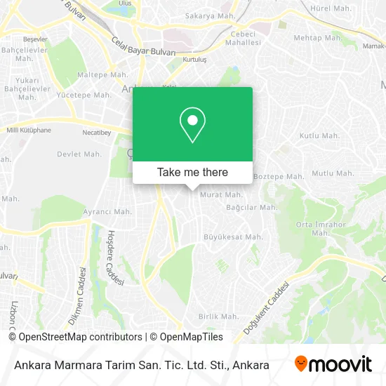 Ankara Marmara Tarim San. Tic. Ltd. Sti. map
