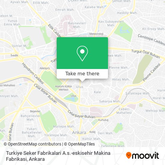 Turkiye Seker Fabrikalari A.s.-eskisehir Makina Fabrikasi map