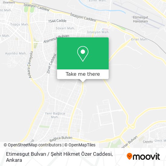 Etimesgut Bulvarı / Şehit Hikmet Özer Caddesi map