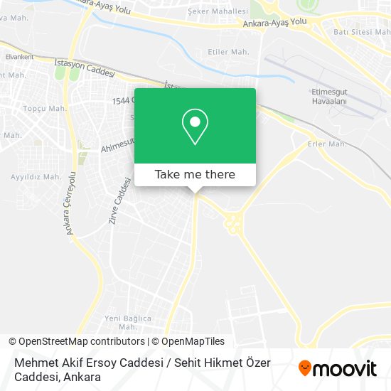 Mehmet Akif Ersoy Caddesi / Sehit Hikmet Özer Caddesi map
