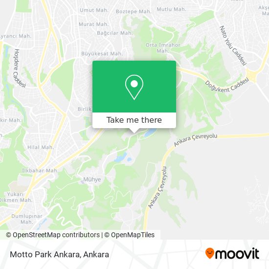 Motto Park Ankara map