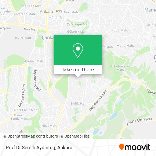 Prof.Dr.Semih Aydıntuğ map