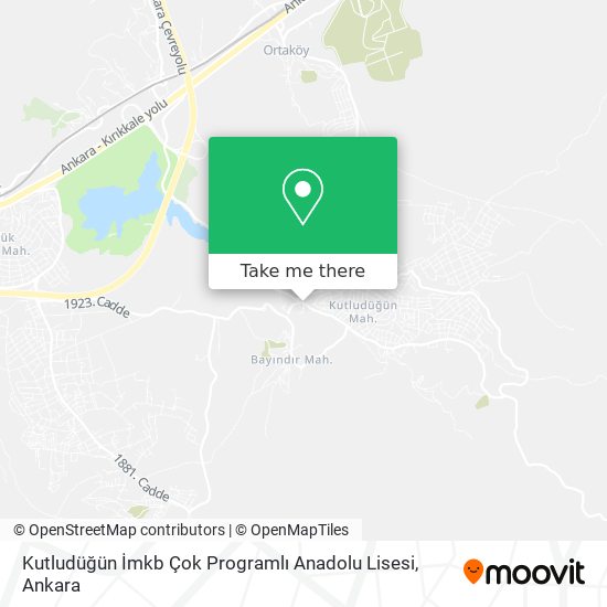 Kutludüğün İmkb Çok Programlı Anadolu Lisesi map