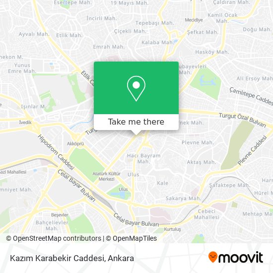 Kazım Karabekir Caddesi map
